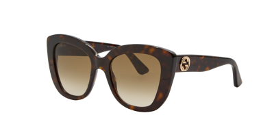 Gucci Woman Sunglass Gg0327s In Brown