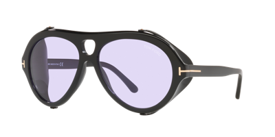Tom Ford Unisex Sunglass Ft0882 In Purple