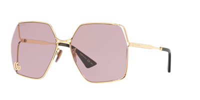 Gucci Women's Sunglasses, Gg0817s In Purple