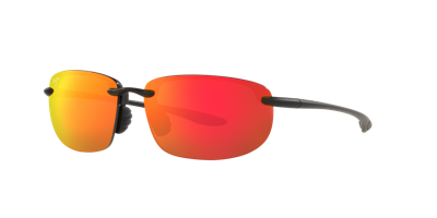 Maui Jim Unisex Sunglass Hookipa Asian Fit In Red Mir Pol