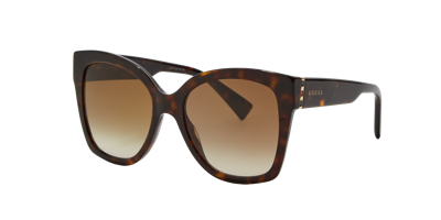 Gucci Unisex Sunglass Gg0459s In Brown