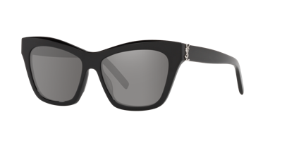 Saint Laurent Unisex Sunglass Sl M79 In Silver