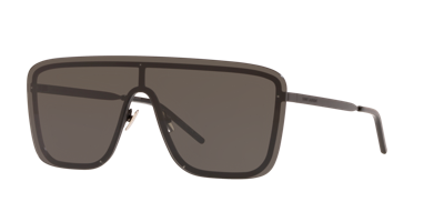 Saint Laurent Sl364 Square Acetate Sunglasses In Black