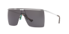 Gucci Grey Shield Unisex Sunglasses Gg1096s 001 99 In Silver