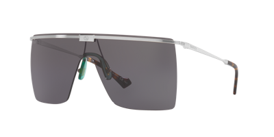 Gucci Grey Shield Unisex Sunglasses Gg1096s 001 99 In Silver