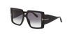 Tom Ford Oversize-frame Gradient-lens Sunglasses In Grey Grad