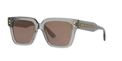 Gucci Unisex Sunglass Gg1084s In Solid Brown