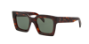 Celine Rectangle Acetate Sunglasses In Green
