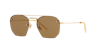 Saint Laurent "sl 422-001" Sunglasses In Brown
