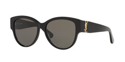 Saint Laurent Unisex Sunglass Sl M3 In Grey