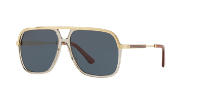 Gucci Unisex Sunglass Gg0200s In Blue