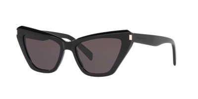 Saint Laurent Woman Sunglass Sl 466 In Black