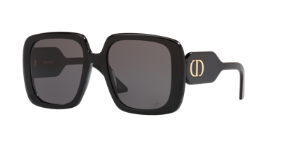 Dior Bobby Oversized Square Acetate Sunglasses In Grey