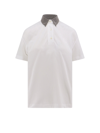 Brunello Cucinelli Stud-embellished Cotton Polo Shirt