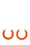 Jacquemus Textured Circular Hoop Earrings In 750