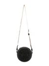 Karl Lagerfeld Leather Shoulder Bag With Embossed Logo
