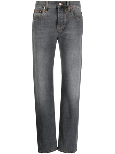 Gucci Denim Pants In Grey