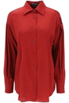 TOM FORD STRETCH SILK SATIN SHIRT