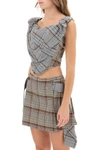 Vivienne Westwood Sunday Tartan-check Corset Top
