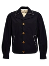 Wales Bonner Delaney Stud-embellished Jacket In Blue