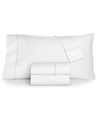 CHARTER CLUB SOLID 550 THREAD COUNT 100% COTTON 3-PC. SHEET SET, TWIN, EXCLUSIVELY AT MACY'S