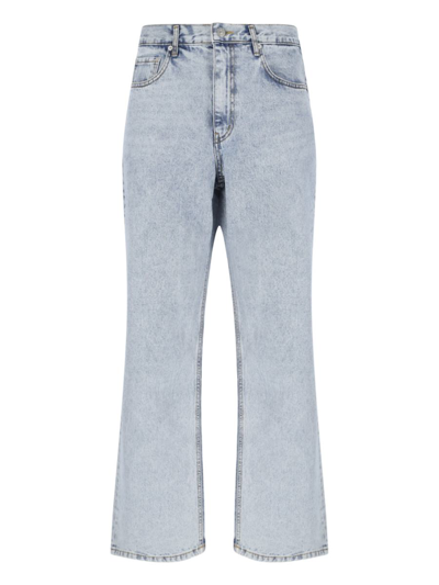 Dunst Blue Low-rise Jeans In Light Blue