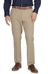 Tailorbyrd Classic Fit Flat Front Dress Pants In Taupe