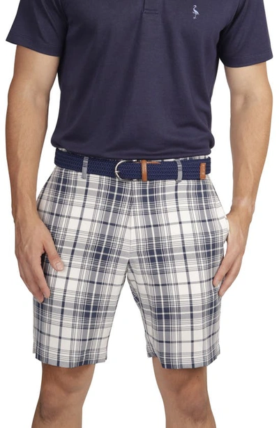 Tailorbyrd Performance Chino Shorts In Navy