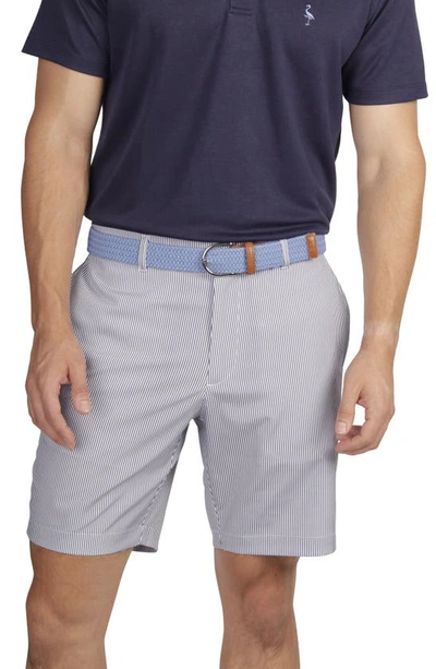 Tailorbyrd Performance Chino Shorts In Navy