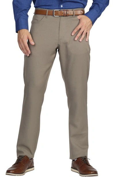 Tailorbyrd Classic Fit Performance Pants In Camel
