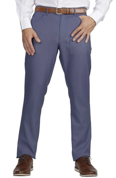 Tailorbyrd Classic Fit Performance Pants In Denim Blue