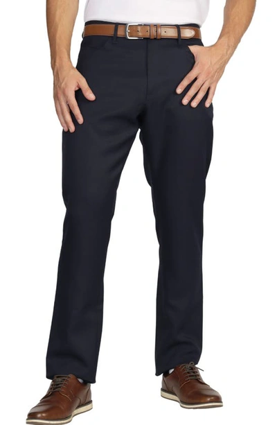 Tailorbyrd Classic Fit Performance Pants In Navy