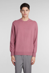 Ballantyne Pink Cashmere Jumper In Rose-pink