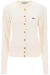 VIVIENNE WESTWOOD BEA CARDIGAN WITH LOGO EMBROIDERY