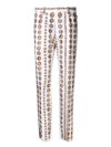 DOLCE & GABBANA COINS PRINT STRETCH DRILL TROUSERS
