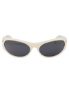Off-white Napoli Round-frame Sunglasses In 0107 White