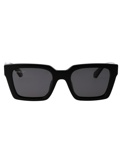 Off-white Oeri086 Palermo Sunglasses In 1007 Black