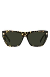 Givenchy Gv Day Square Sunglasses In Havana / Green