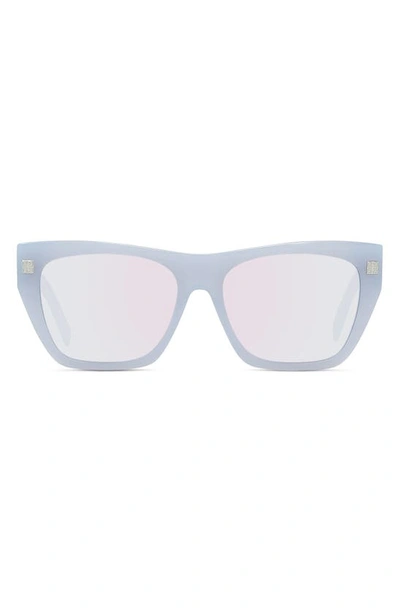 Givenchy Women's Gv Day 55mm Square Sunglasses In Light Blue
