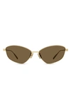 Givenchy Women's Gv Speed 59mm Cat-eye Sunglasses In Gold