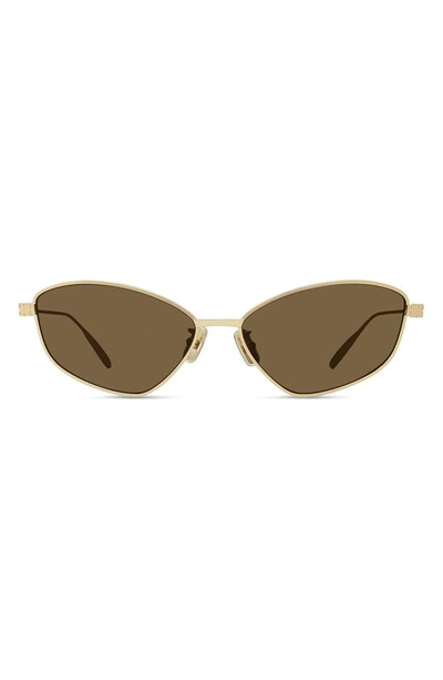 Givenchy Women's Gv Speed 59mm Cat-eye Sunglasses In Gold
