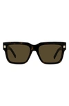 Givenchy Eyewear Gv Day Square Frame Sunglasses In Dark Havana / Roviex