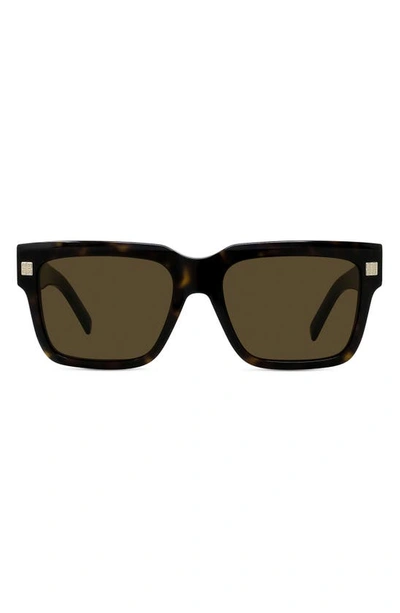 Givenchy Women's Gv Day 55mm Square Sunglasses In Dark Havana