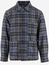 APC WOOL BLEND JACKET WITH CHECK PATTERN