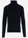 ALLUDE WOOL AND CASHMERE BLEND TURTLENECK