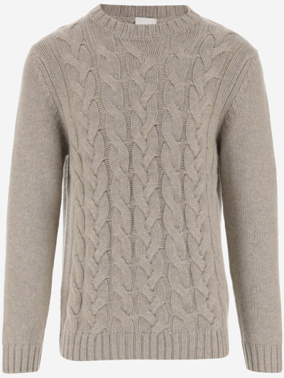 Allude Cashmere Sweater In Beige