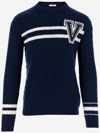 VALENTINO WOOL PULLOVER WITH LOGO