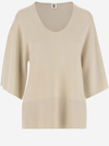 By Malene Birger Pullover Made Of Lyocell In Beige