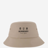 BURBERRY BUCKET HAT WITH LOGO