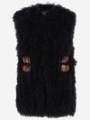 BLUMARINE MONGOLIAN FUR VEST